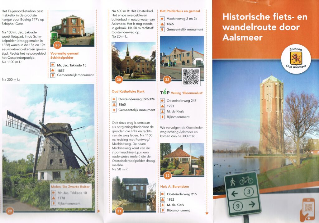 Historische Fiets En Wandelroute Aalsmeer Stichting Oud Aalsmeer